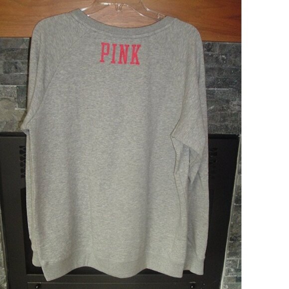 Victorias Secret PINK San Francisco 49ers Sequin BLING Sweatshirt EXCELLENT! L - Picture 4 of 4